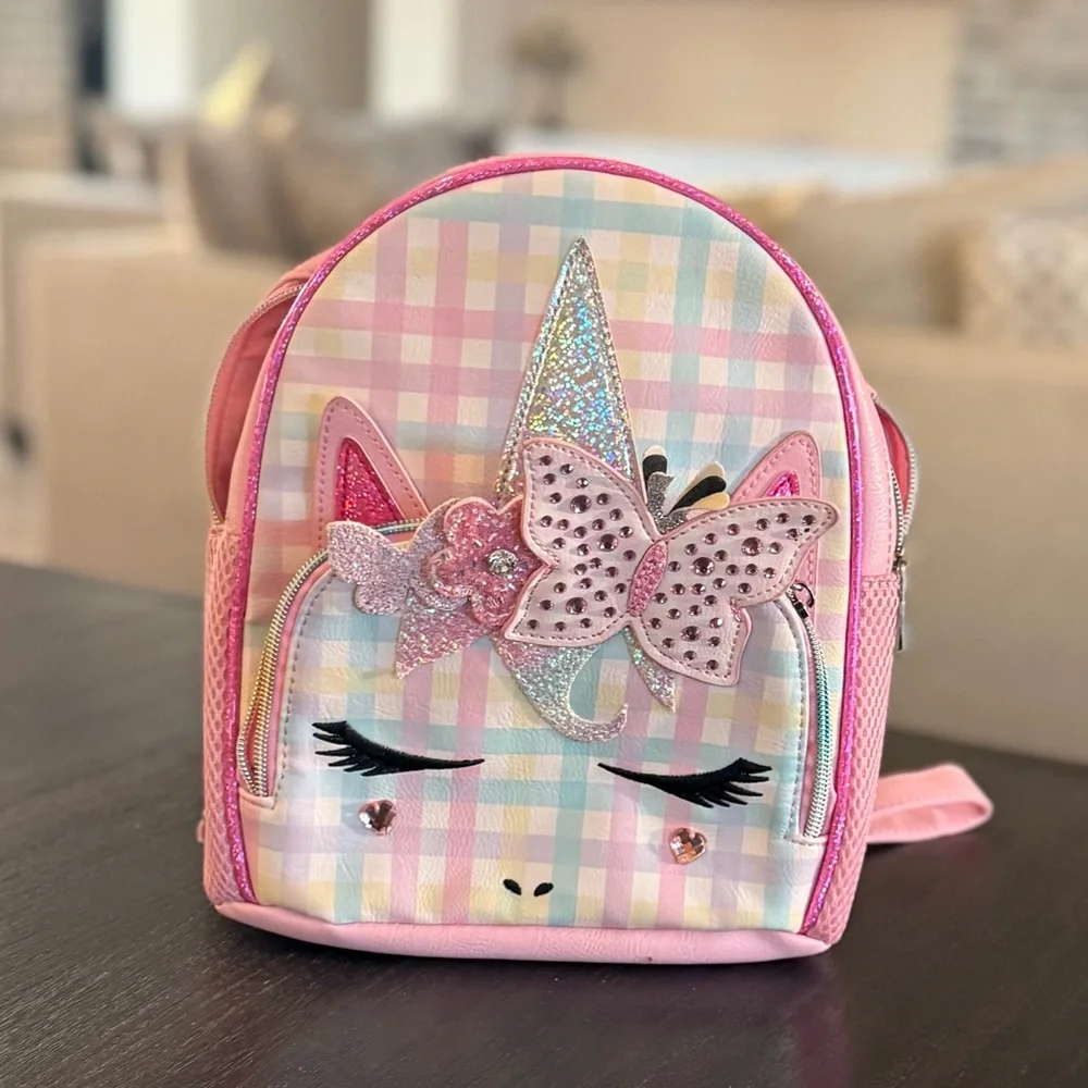 Unicorn Girls Pink Backpack
